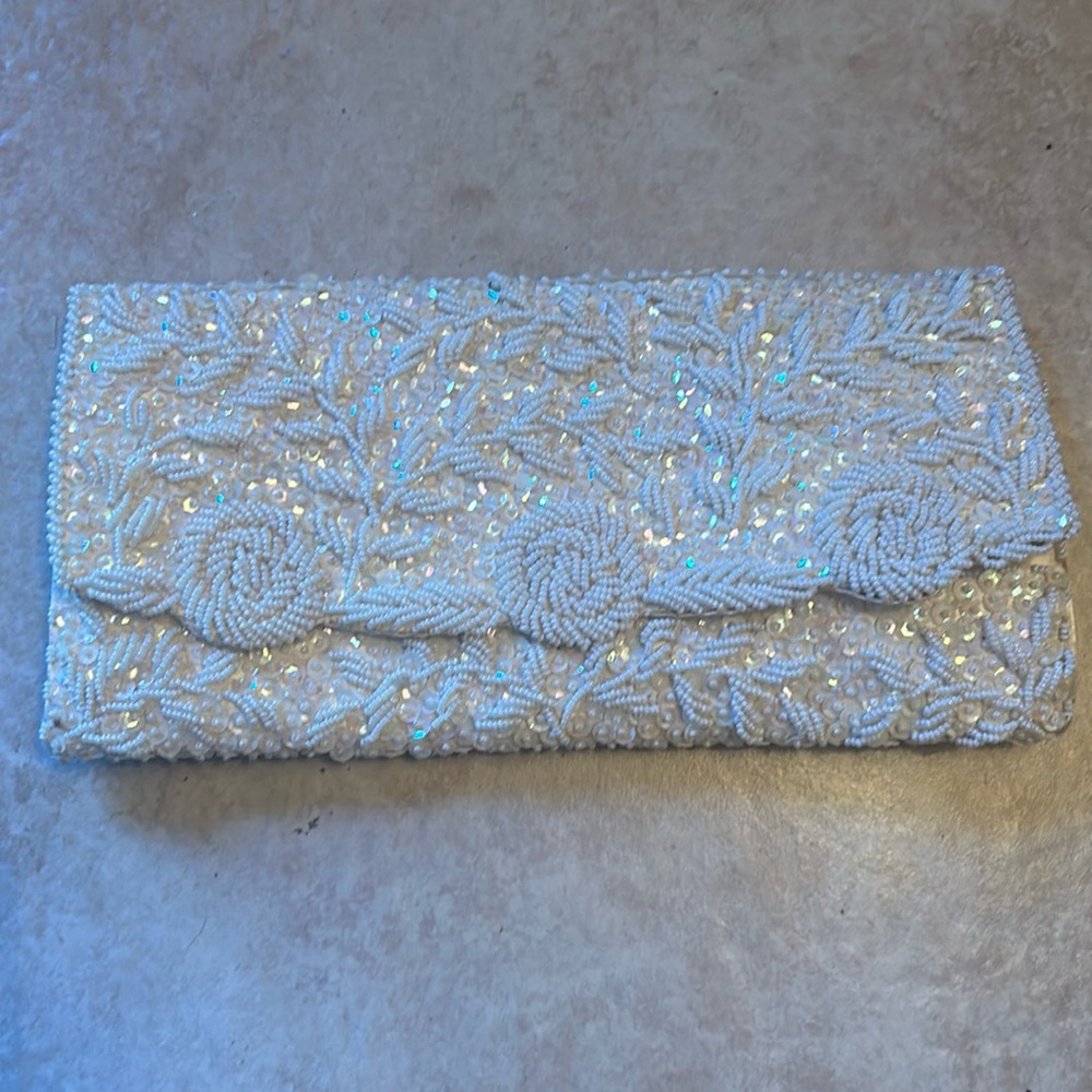 Vintage beaded clutch